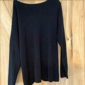 Halogen reversible black sweater xxl